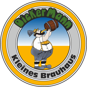 „Kleines Brauhaus Dicker Mann“-Logo, zur Startseite